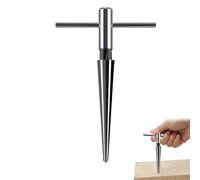 Alésoir Conique À Poignée T - Acier Carbone 40mm | Outil Manuel De Précision | Alésoir Pour Goupilles Effilées | Élargisseur Bois Pour Ajustage, Alignement Et Finition De Perçage