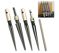 Alésoir conique en acier de 516 mm pour le travail des métaux, agrandit efficacement les trous d'épingle, poignée ergonomique pour une utilisation confortable (poignée ronde 5-16 mm)