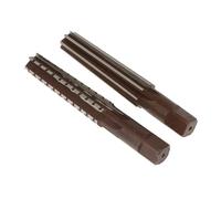 Alésoir conique grossier et fin, Ensemble d'alésoirs coniques Morse, 2 pièces, bord fin et rugueux en acier MT0-MT6 for le fraisage la finition(MT5)