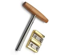 Alésoir de trou de cheville de violon avec manche en bois, chevilles d ' entretien universelles, outils Luthier, accessoires faciles à utiliser