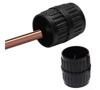 Alésoir de tube 5-40 mm pour ébavurage interne et externe de tuyau, outil de polissage du métal compatible avec cuivre, aluminium, acier, tubes en PVC, 1 pièce