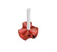 Alésoir de tuyau en PVC à triple lame, construction en alliage d'aluminium pour raccord en PVC CPVC ABS avec arbre à clé hexagonale en acier inoxydable (1-1/2)