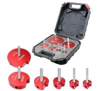 Alésoir de tuyau en PVC, kit d'alésoir de raccord de tuyau,Alésoir de tuyau en PVC 6 pièces, outil d'alésoir de conduit 6 pièces - Kit économiseur de raccords en PVC, alésoir en PVC, pour tuyaux en PV