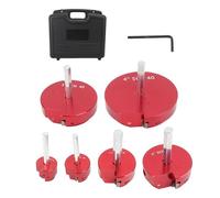 Alésoir de tuyau en PVC, outil efficace, ensemble de 6 pièces pour les besoins de plomberie, matériau en alliage d'aluminium, perceuse de 1/2 pouce, tuyaux d'évacuation