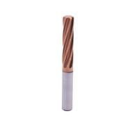 Alésoir en acier tungstène HRC55, rainure en spirale, alésoir en carbure H7, outil CNC en acier trempé, 1 pièce(3.9X60X100mm)