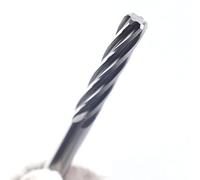 Alésoir en carbure 1,91-3,82, deux décimales, cannelure hélicoïdale, tolérance non revêtue, fraise à métaux CNC(2.68mm)