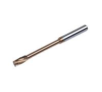 Alésoir En Carbure for Trou Borgne, Flûte Spirale Revêtue, Efficacité De Refroidissement Externe, Petite Fabrication, Aluminium, Acier, Métal, 4mm-8mm, 1 Pièce(6.5xD8xd4.8x100x6T)