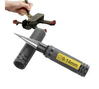 Alésoir Manuel - Outil de Perçage Manuel 0-14 mm,Poinçon de Perçage pour Voiture RC - pour Coques d'Avion Modèles Pièces 3D Modification Atelier Maintenance