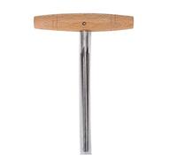 Alésoir pour Violon, Alésoir de Trou de Cheville en Acier, Outil de Fabrication de Violon avec Manche en Bois, Outil de Réparation Luthier pour Violon 3/4 4/4