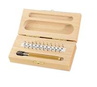 Alesoirs Gicleur 0.35 à 1.35 par 5/100eme (Coffret de 21 alesoirs)