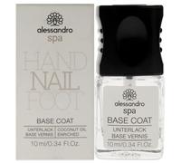Alessandro Base Coat à Séchage Rapide à l'Huile de Noix de Coco 10 ml