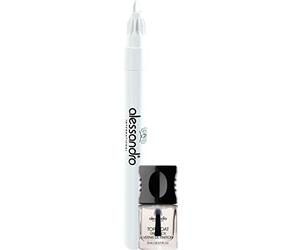 Alessandro Effet Vernis French Liner Set Blanc, Fench liner 3.2 ml + Top coat 5 ml