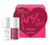 Alessandro Ongles Striplac-UV-ColourSet First Kiss 602 Cherry Flirt 6.5 ml Limited Edition + 001 Top Coat Clear 6.5 ml 1 Stk.