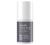 alessandro Striplac UV-Nagellack The Hell Machine Shimmer - Deckend & Kratzfest bis zu 15 Tage - Leichtes Auftragen - Schonende Abziehtechnologie - Vegan - Grau, 6,5ml