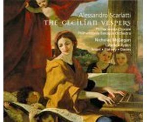 Alessandro Scarlatti - The Cecilian Vespers / Labelle · Rydén · Angel · Slattery · Davies · PBO · McGegan