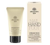 Alessandro Spa Cream Rich Crème Hydratante Riche/Anti-âge pour les Mains Sèches/Abîmées 75 ml