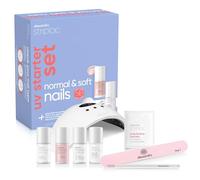 alessandro Striplac Kit de vernis à ongles UV - Ongles normaux et doux - Tenue jusqu'à 15 jours sans écaillage - Facile à enlever - Délicat et végétalien - Avec lampe LED