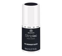 Alessandro - Striplac Peel Or Soak Midnight Black 8ml Vernis Semi-Permanent Led Longue Tenuestriplac Striplac Peel Or Soak Midnight Black 8ml