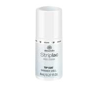 alessandro Striplac Top Coat Shimmer Shell - Couche de finition UV pour une brillance brillante et un effet nacré - Séchage rapide et protecteur - Végétalien et sans cruauté envers les animaux - 8 ml