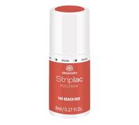 alessandro Striplac UV-Nagellack Beach Red - Schonend und langanhaltend - Einfache Entfernung dank Peel-Off-Technologie - Vegan und tierversuchsfrei - 8 ml
