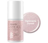 alessandro Striplac UV-Nagellack Cheers Glitter - Deckend & Kratzfest bis zu 15 Tage - Leichtes Auftragen - Schonende Abziehtechnologie - Vegan - Gold, 6,5ml