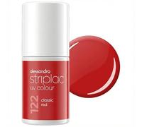 alessandro Striplac UV-Nagellack Classic Red - Deckend & Kratzfest bis zu 15 Tage - Leichtes Auftragen - Schonende Abziehtechnologie - Vegan - Rot, 6,5ml