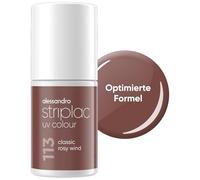 alessandro Striplac UV-Nagellack Classic Rosy Wind - Deckend & Kratzfest bis zu 15 Tage - Leichtes Auftragen - Schonende Abziehtechnologie - Vegan - Taupe, 6,5ml