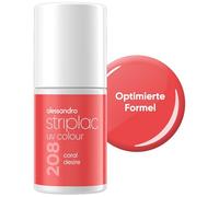alessandro Striplac UV-Nagellack Coral Desire - Deckend & Kratzfest bis zu 15 Tage - Leichtes Auftragen - Schonende Abziehtechnologie - Vegan - Korall, 6,5ml
