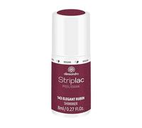 alessandro Striplac UV-Nagellack Elegant Rubin - Schonend und langanhaltend - Einfache Entfernung dank Peel-Off-Technologie - Vegan und tierversuchsfrei - 8 ml