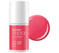 alessandro Striplac UV-Nagellack Gossip Babe - Deckend & Kratzfest bis zu 15 Tage - Leichtes Auftragen - Schonende Abziehtechnologie - Vegan - Pink, 6,5ml