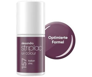 alessandro Striplac UV-Nagellack Italian Chic - Deckend & Kratzfest bis zu 15 Tage - Leichtes Auftragen - Schonende Abziehtechnologie - Vegan - Lila, 6,5ml