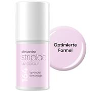 alessandro Striplac UV-Nagellack Lavender Lemonade - Deckend & Kratzfest bis zu 15 Tage - Leichtes Auftragen - Schonende Abziehtechnologie - Vegan - Pastell-Lila, 6,5ml
