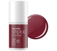 alessandro Striplac UV-Nagellack Pink Diva - Deckend & Kratzfest bis zu 15 Tage - Leichtes Auftragen - Schonende Abziehtechnologie - Vegan - 6,5ml