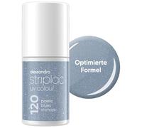 alessandro Striplac UV-Nagellack Poetic Blues Shimmer - Deckend & Kratzfest bis zu 15 Tage - Leichtes Auftragen - Schonende Abziehtechnologie - Vegan - Blau, 6,5ml