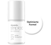 alessandro Striplac UV-Nagellack White Honeymoon - Deckend & Kratzfest bis zu 15 Tage - Leichtes Auftragen - Schonende Abziehtechnologie - Vegan - Weiß, 6,5ml