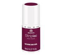 Alessandro Vernis à Ongles UV/LED Striplac Peel/Soak Wine and Soul, Violett, 8 ml