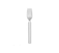 Alessi 4180/2 Dry Fourchette de Table en Acier Inoxydable 18/10 Brillant à Manche Satiné, Set de 6 Pièces, Argent