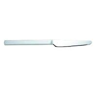 Alessi 4180/6 Dry Couteau à dessert en Acier Aisi 420 Brillant à Manche Satiné, Set de 6 Pièces, Argenté