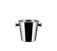Alessi 5052 Seau avec Poignées Pour deux Bouteilles Bordelaises, Bourguignonnes et à Champagne en Acier Inoxydable 18/10 Extérieur Brillant, Intérieur Satiné