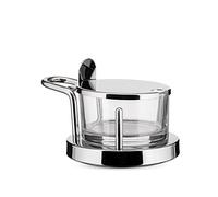 Alessi Fromagère 5071 – verre et acier inoxydable – argenté