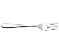 Alessi 5180/16 Nuovo Milano Fourchette à Gâteaux en Acier Inoxydable 18/10 Brillant, Set de 6 Pièces, Argent