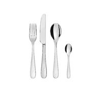 Alessi 5180s24 Nuovo Milano Service à Couverts 24 Pièces en Acier Inoxydable 18/10 Brillant, Argenté