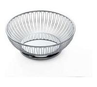 ALESSI 826/24 CORBEILLE RONDE À FIL EN ACIER BRILLANT 24,5 CM G