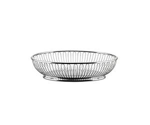 Alessi 829 Panier métallique en acier poli, Ovale