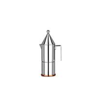 Alessi 90002/3 la Conica Cafetière Espresso en Acier Inoxydable 18/10 avec Fond en Cuivre, 3 Tasses, Poli, Argenté