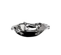 Alessi 90084 Sarrià Corbeille Ronde en Acier Inoxydable 18/10 Brillant, Ø 27 Cm, D'argent
