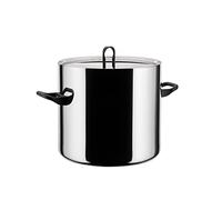 Alessi 90100/24 T la Cintura Di Orione Marmite en Multiply (Aisi 430, Aluminium, Acier Inoxydable 18/10), Ø 24 Cm, Argent