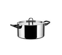 Alessi 90101/20 T la Cintura Di Orione Casserole en Multiply (Aisi 430, Aluminium, Acier Inoxydable 18/10), Ø 20 Cm