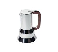 Alessi Cafetière Espresso 9090/1 – Corps aluminium, poignée et bouton en résine, 1 tasse