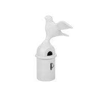 Alessi 9093 Sifflet de rechange en forme d'oiseau pour bouilloire, blanc